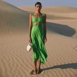 Cult Gaia Eileen Dress Fern S